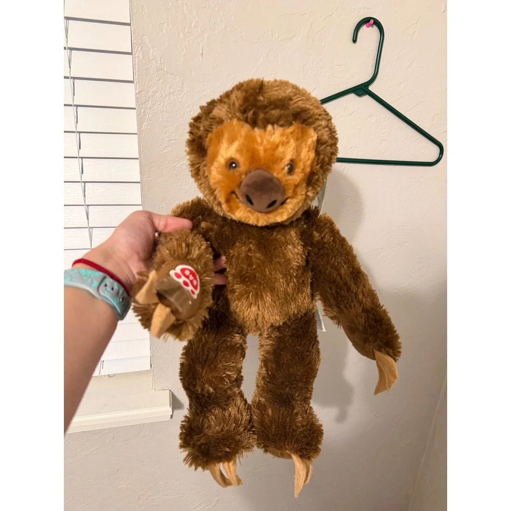 Build-A-Bear Workshop Brown Sloth Plush Stuffed Animal Toy Collectible Paw Patch
